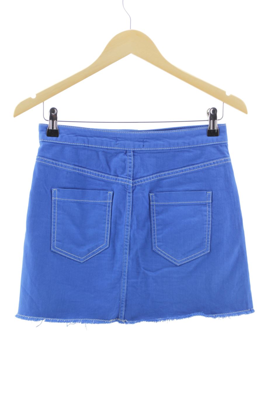 Jupe Bershka de la taille 36, de couleur bleu