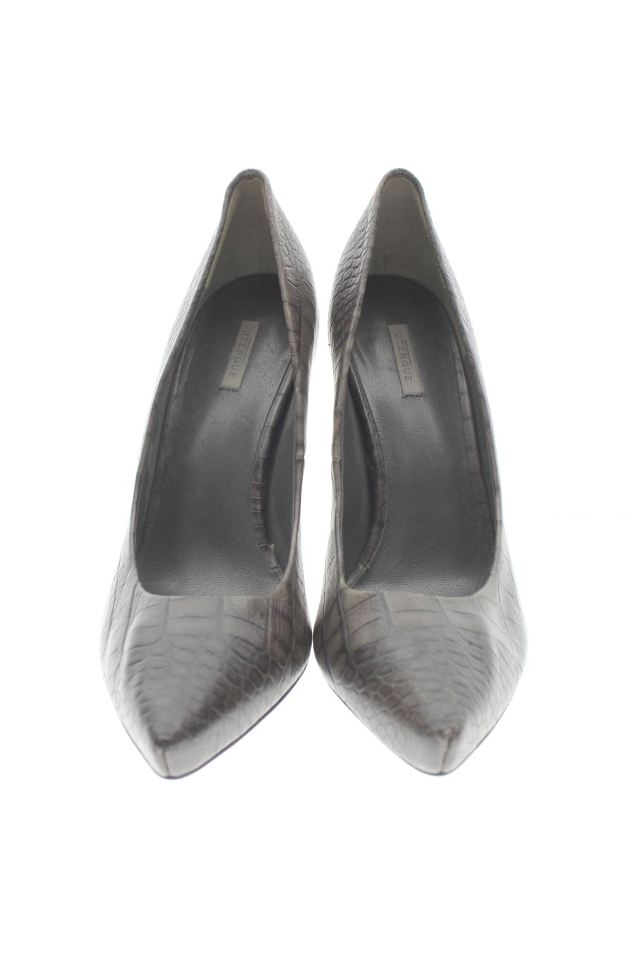 Zapatos de tacon de Uterqüe de la talla 40, de color animal print de