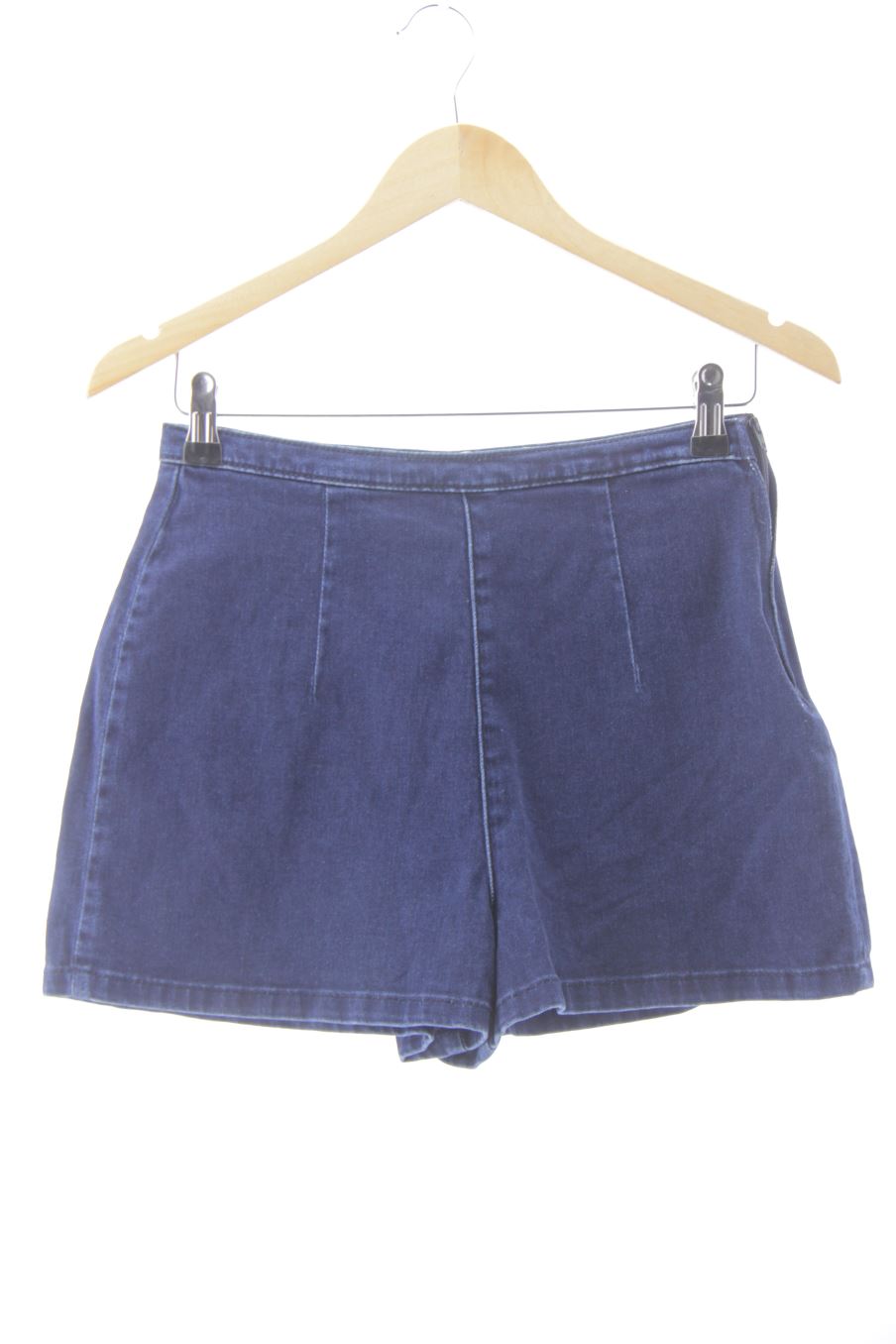 Pantalón corto de trf (ZARA) de la talla 40, de color azul de ropa vaquera