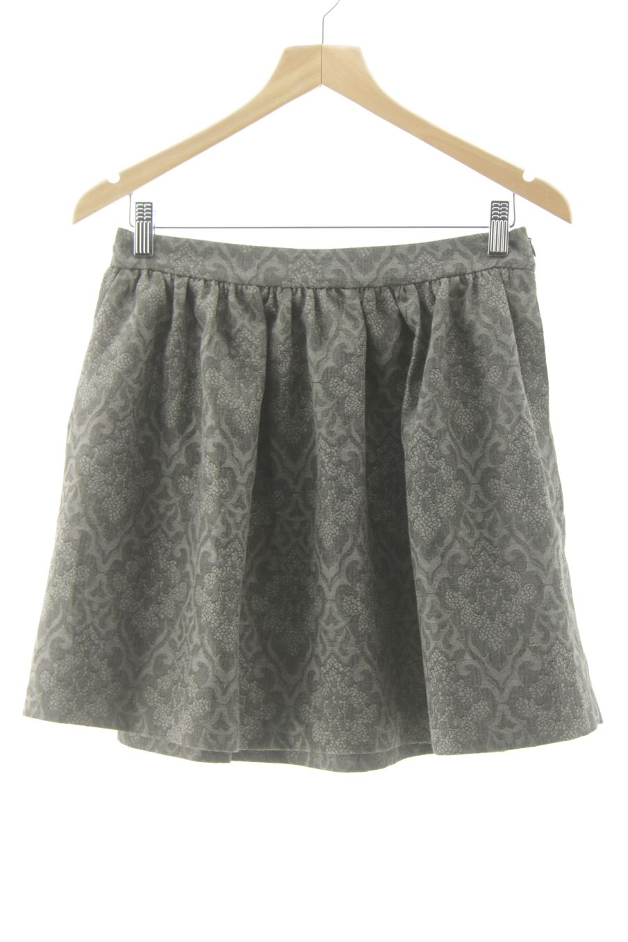 Jupe Zara de la taille M, de couleur gris