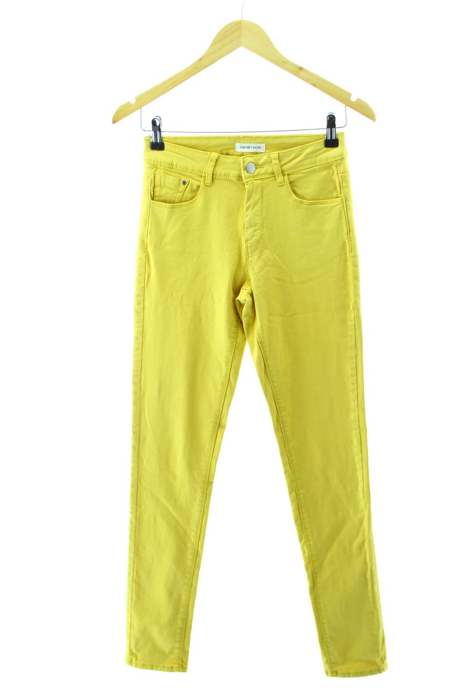 Jeans Cache cache de la taille 36, de couleur jaune de denim