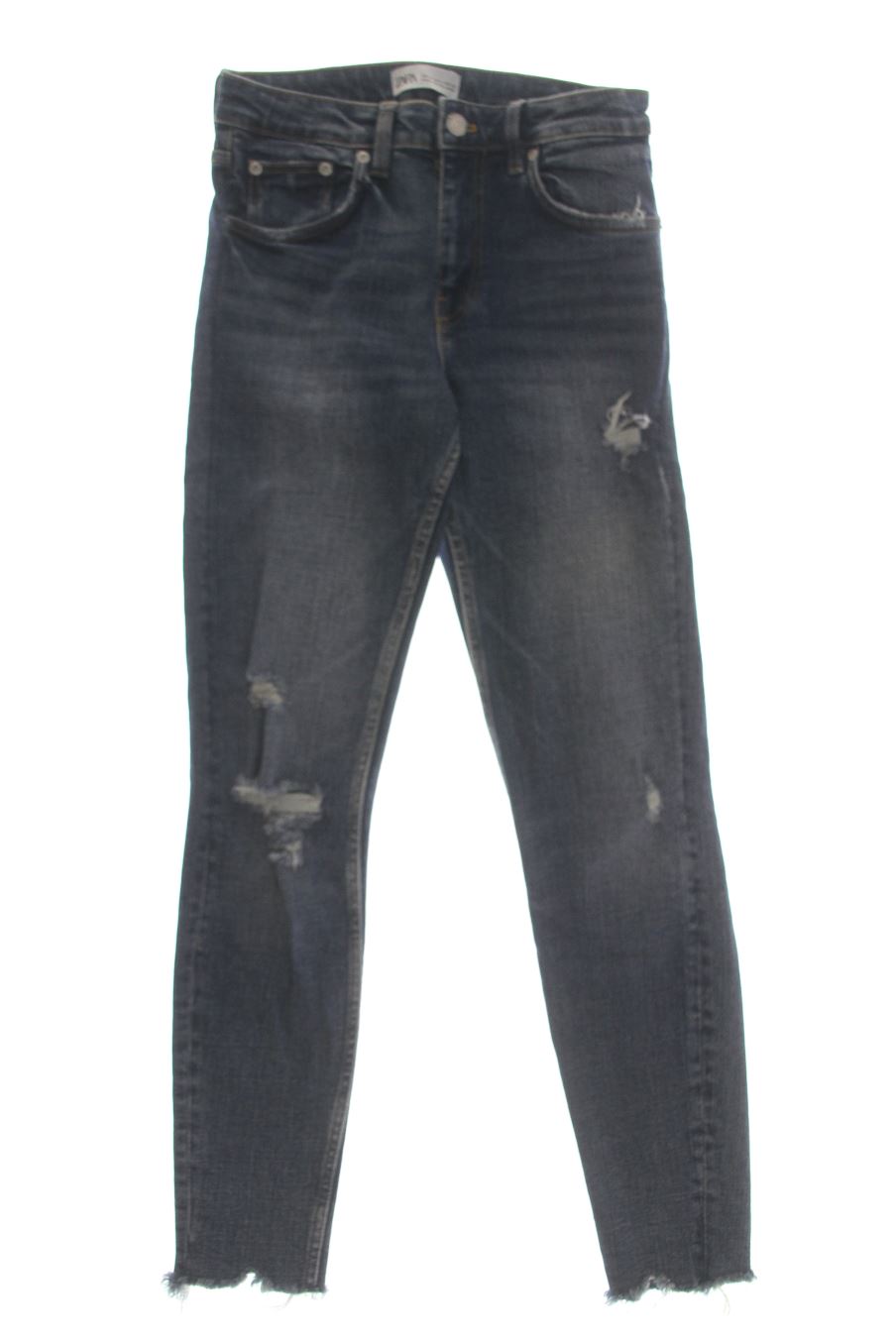 Jeans de Zara de la talla 34, de color blu oltremare