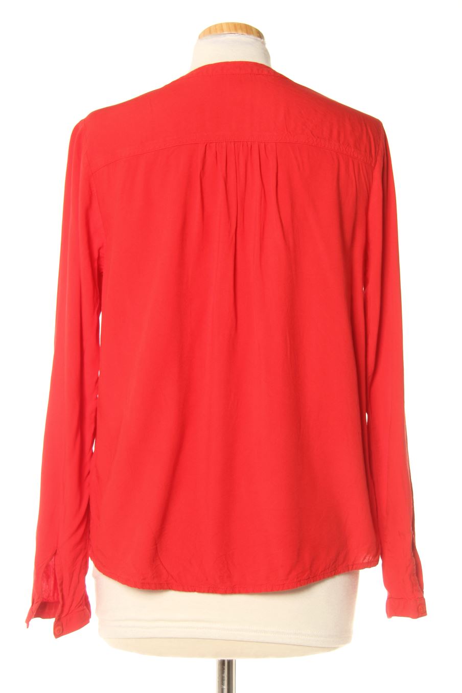 Blouse à manches longues Street one de la taille 36, de couleur rouge