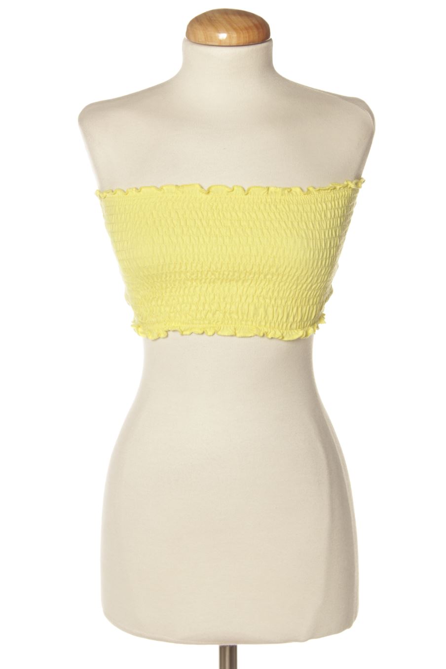 Top de Stradivarius de la talla L, de color amarillo