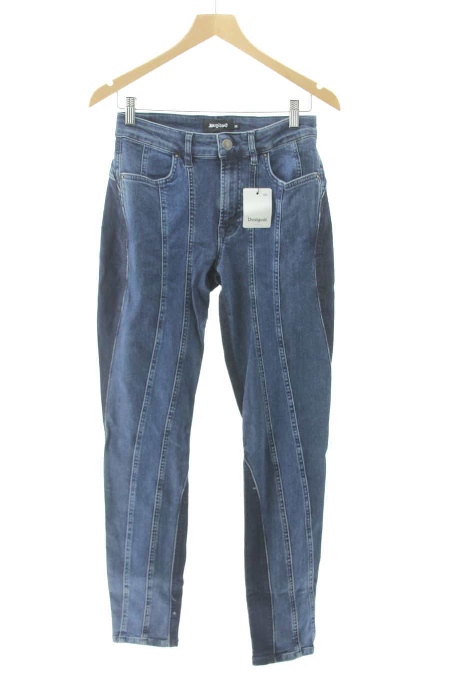 Jeans de Desigual de la talla 38, de color blu