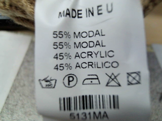 Jersey de pinpon lili de la talla Única, de color marrón