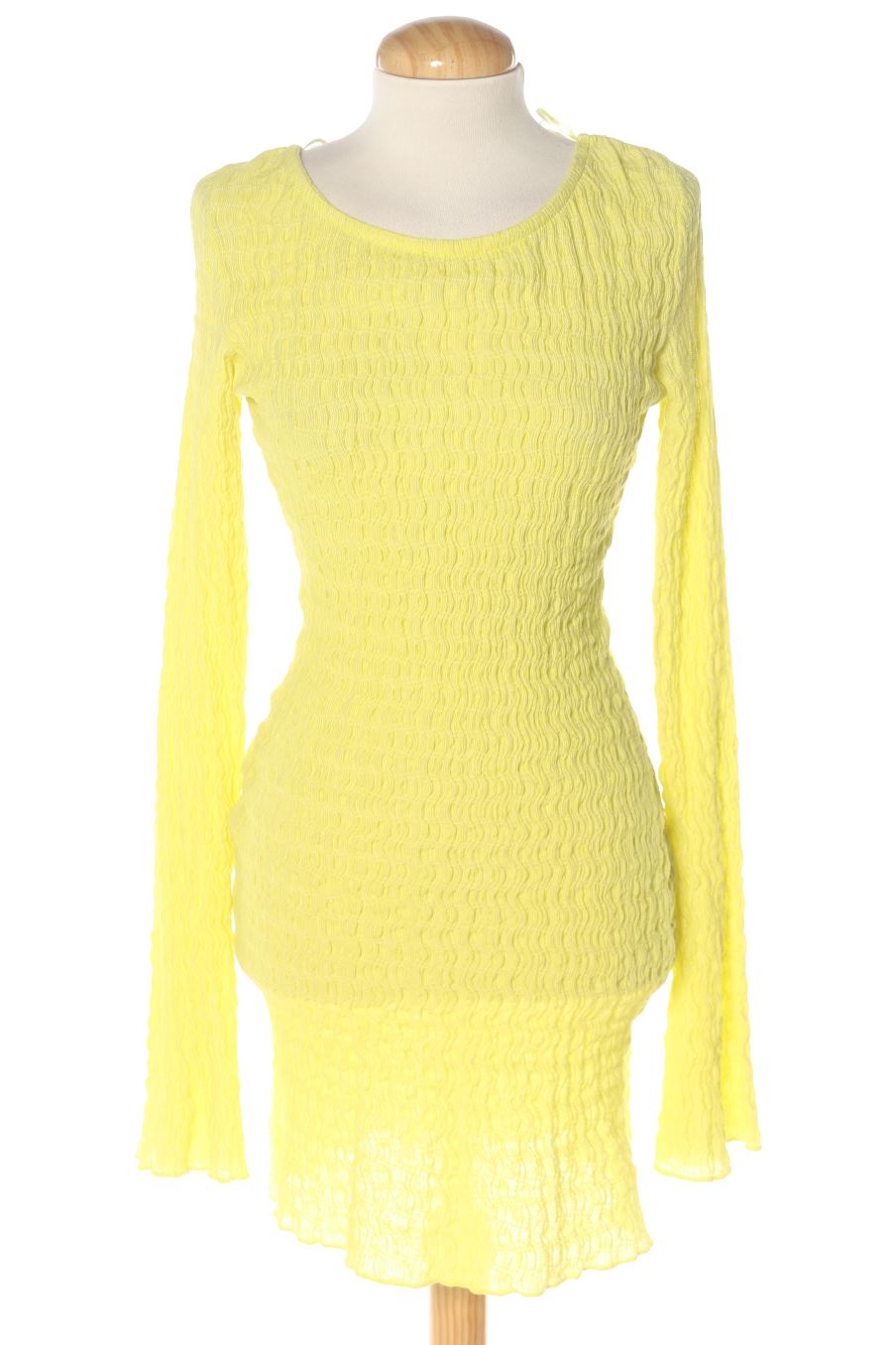 Einfaches Kleid von Pull & Bear Größe S, Farbe Gelb, für
