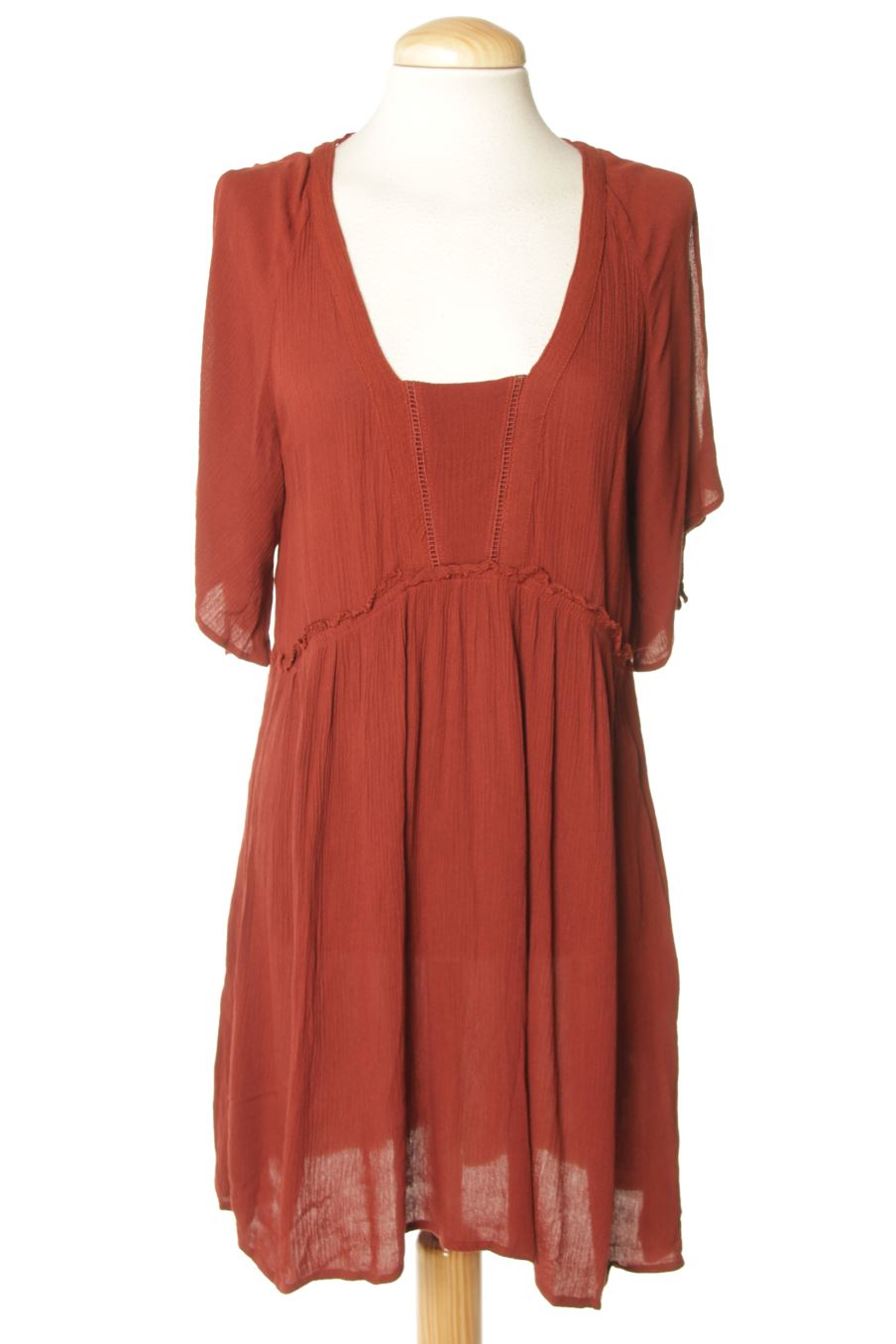Robe casual Pull & Bear de la taille S, de couleur marron