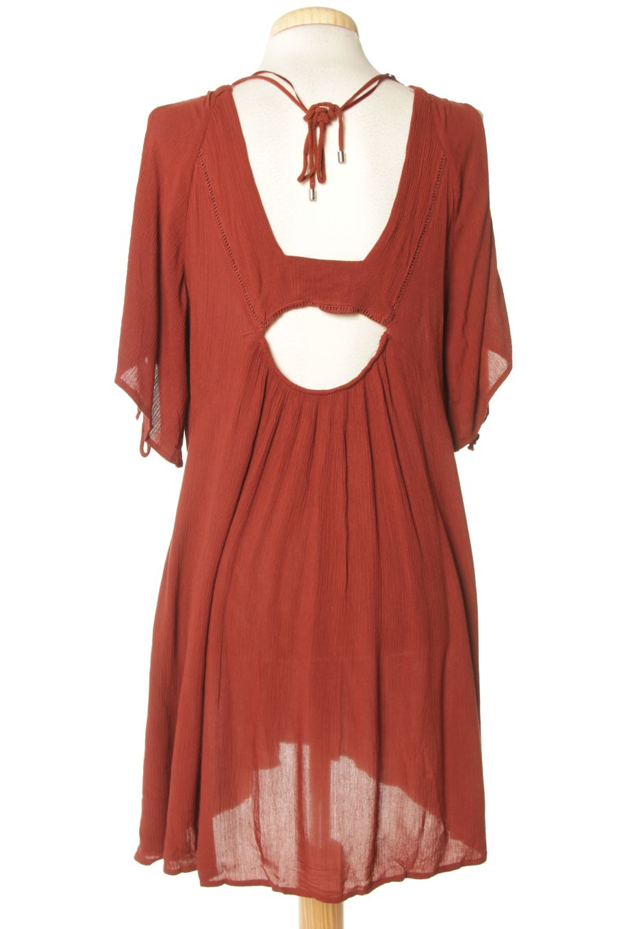 Robe casual Pull & Bear de la taille S, de couleur marron