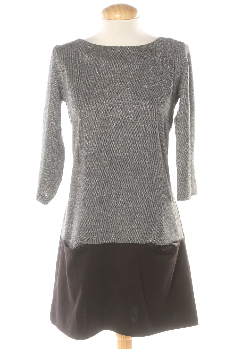 Einfaches Kleid von Stradivarius Größe L, Farbe Silbern, für