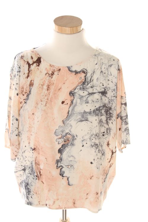 Blusa a maniche corte