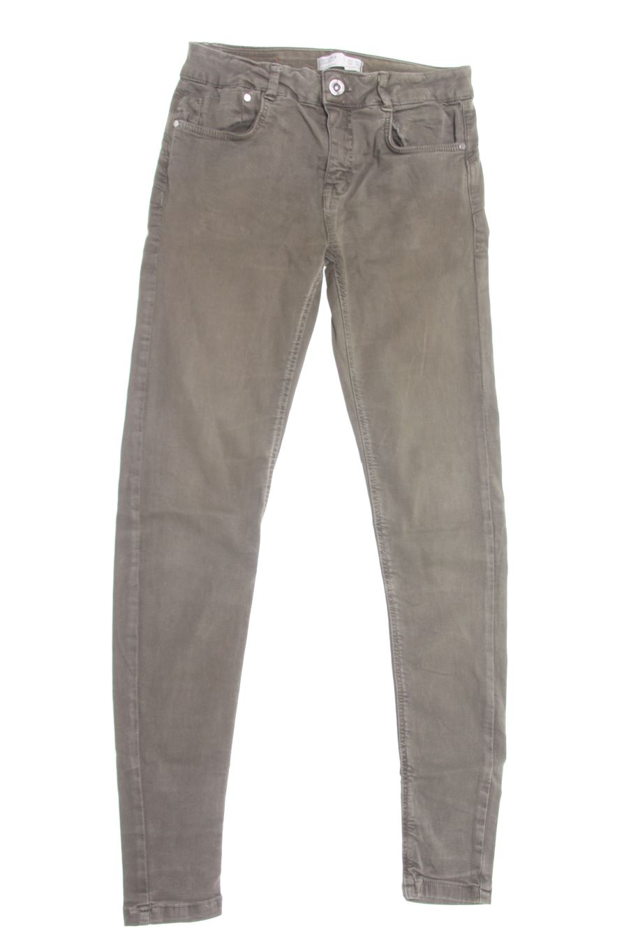 Vaqueros de Bershka de la talla 36, de color verde de ropa vaquera