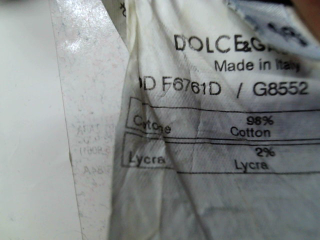 Einfaches Kleid von Dolce & Gabbana Größe 46, Farbe Blau, aus Jeanskleidung für