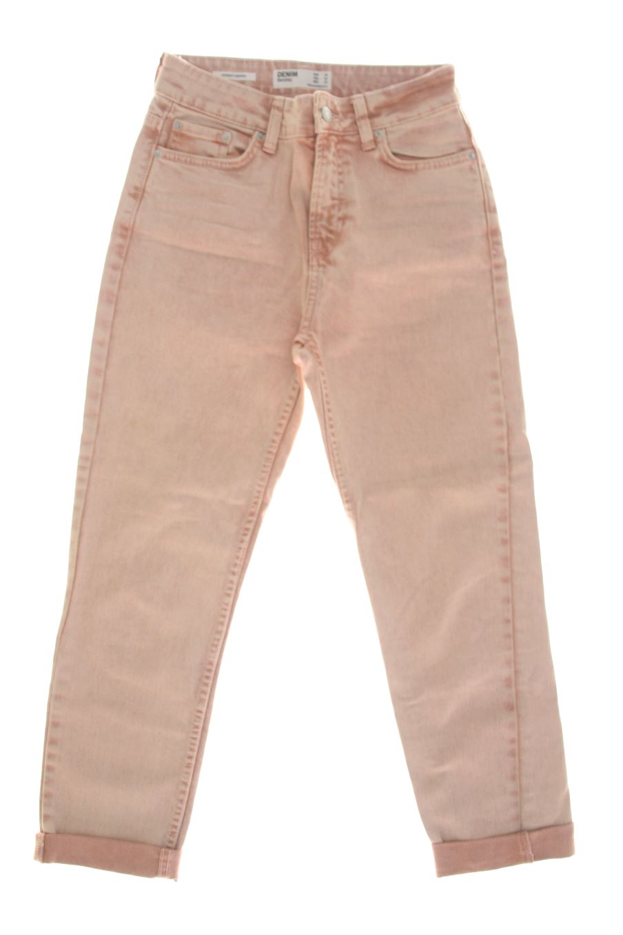 Vaquero de Bershka de la talla 34, de color rosa de ropa vaquera