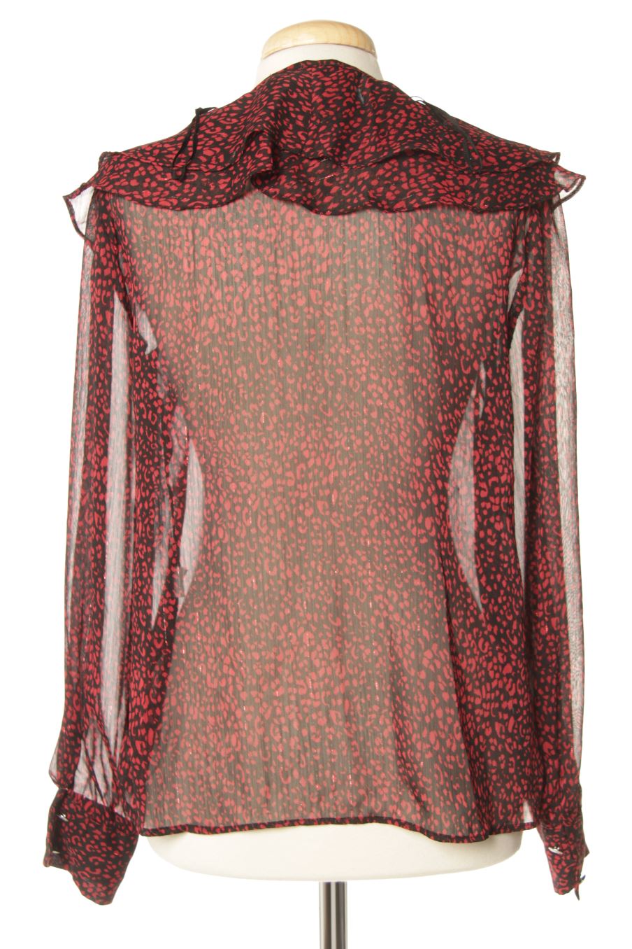 Camisa de Zara de la talla XS, de color rojo