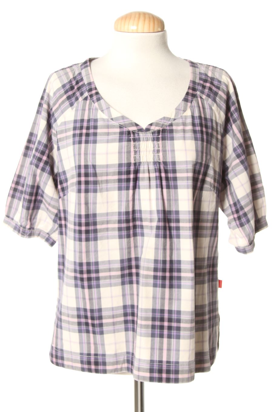 Blouse à manches courtes Vackpot de la taille 36, de couleur carreaux