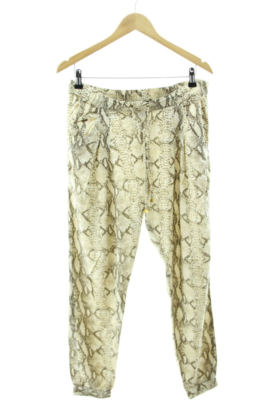 Pantalón Casual de H&M de la talla XS, de color animal print