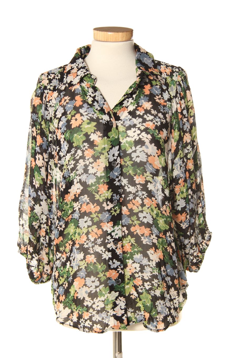 Blouse à manches courtes H&M de la taille S, de couleur fleurs