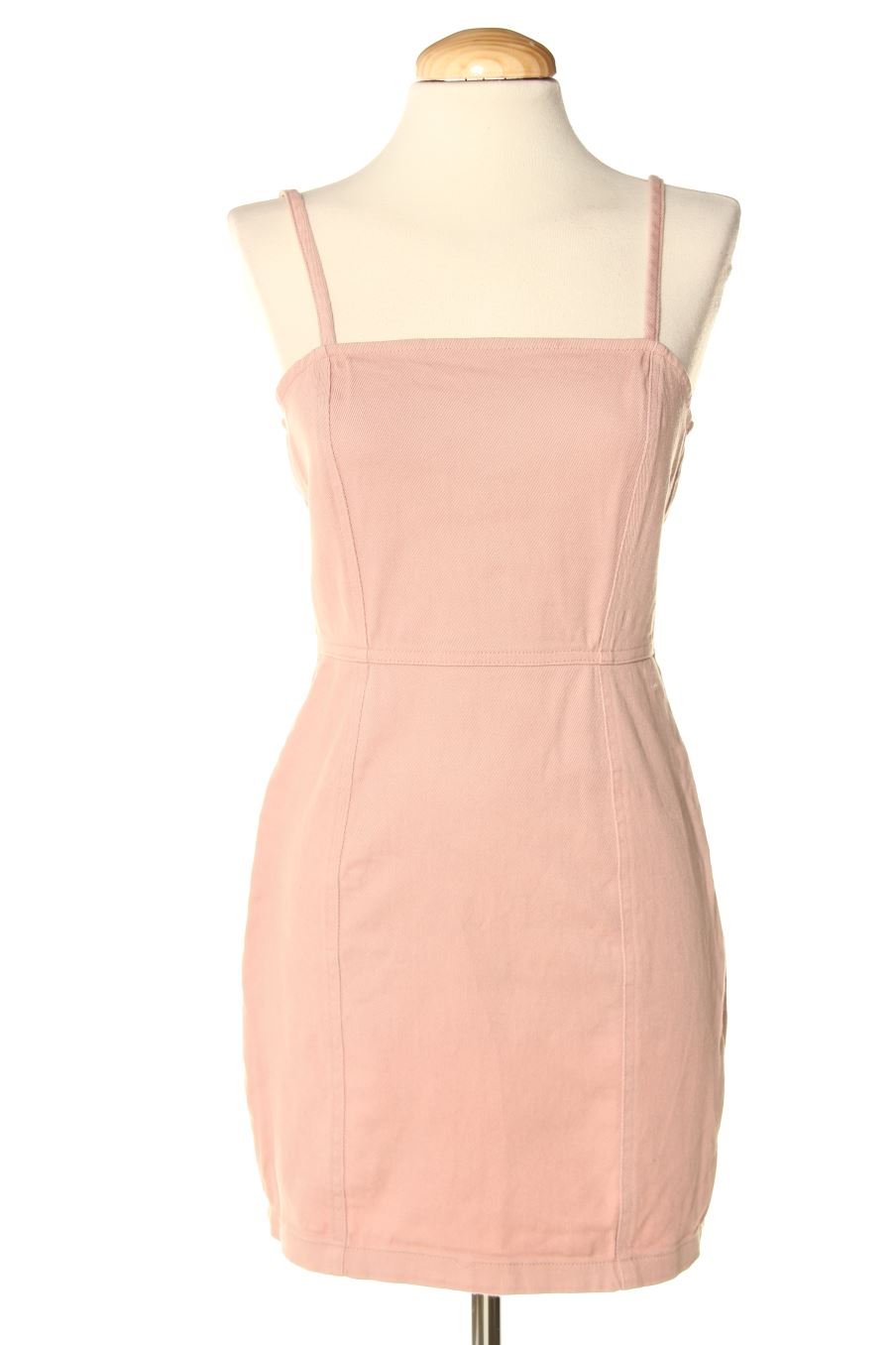 Robe casual H&M de la taille 38, de couleur rose de denim
