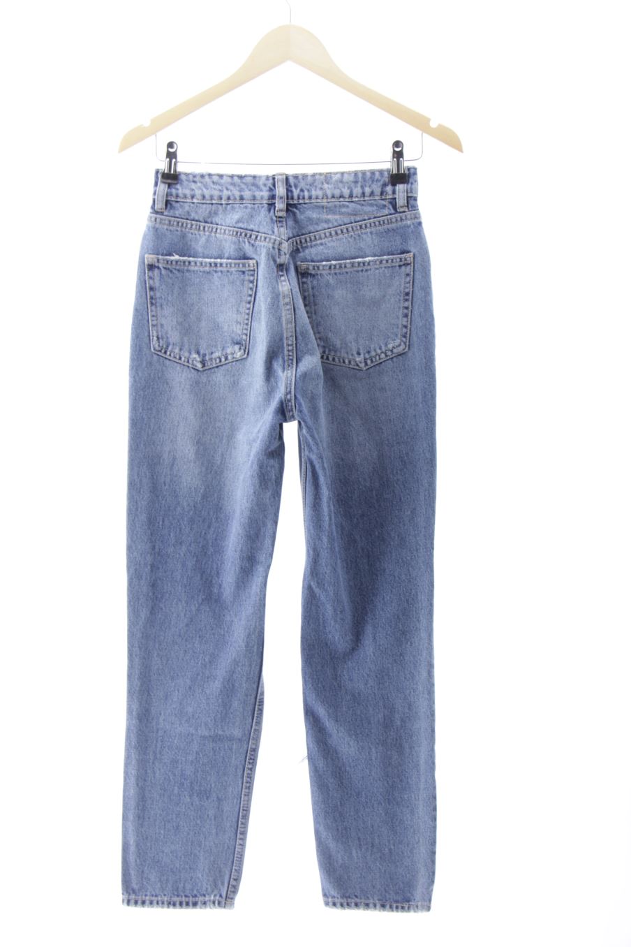 Vaquero de Zara de la talla 34, de color azul de ropa vaquera