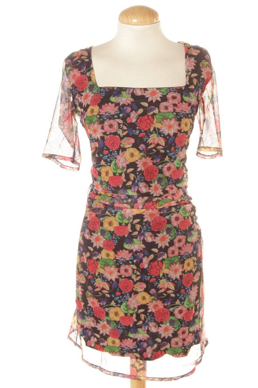 Robe casual Desigual de la taille M, de couleur fleurs