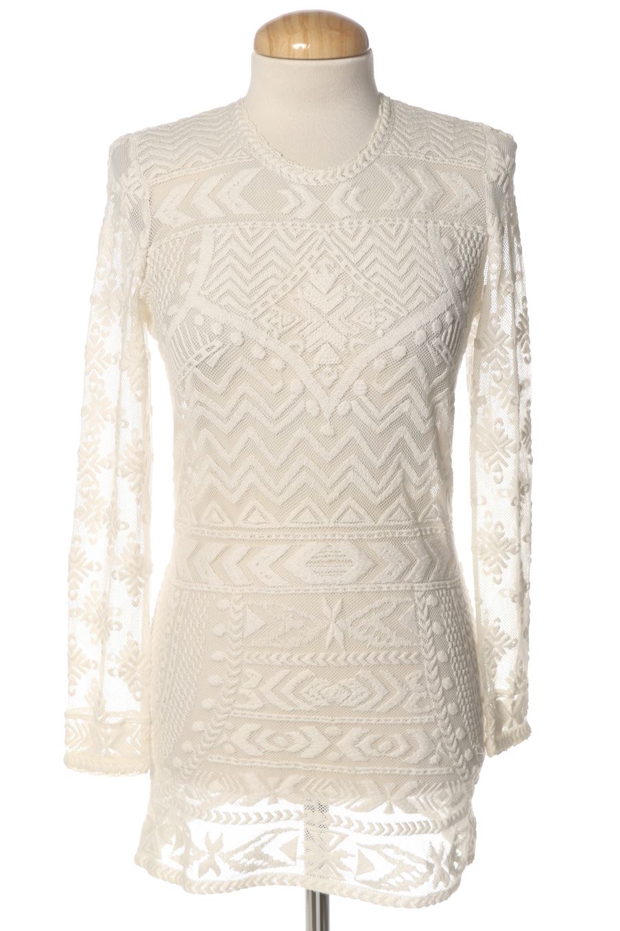 Robe casual H&M de la taille 36, de couleur beige