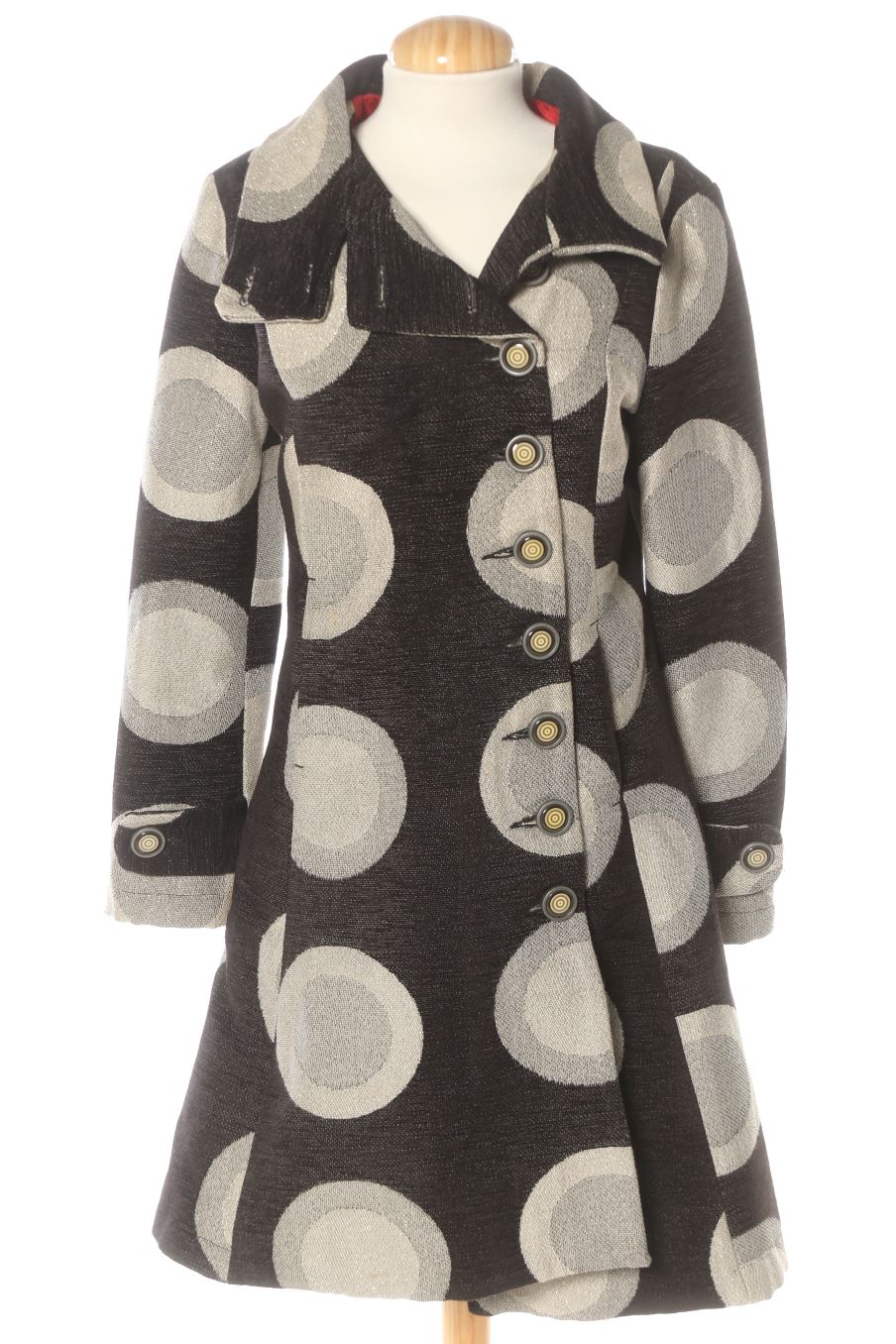 Abrigo de Desigual de la talla 38, de color estampado