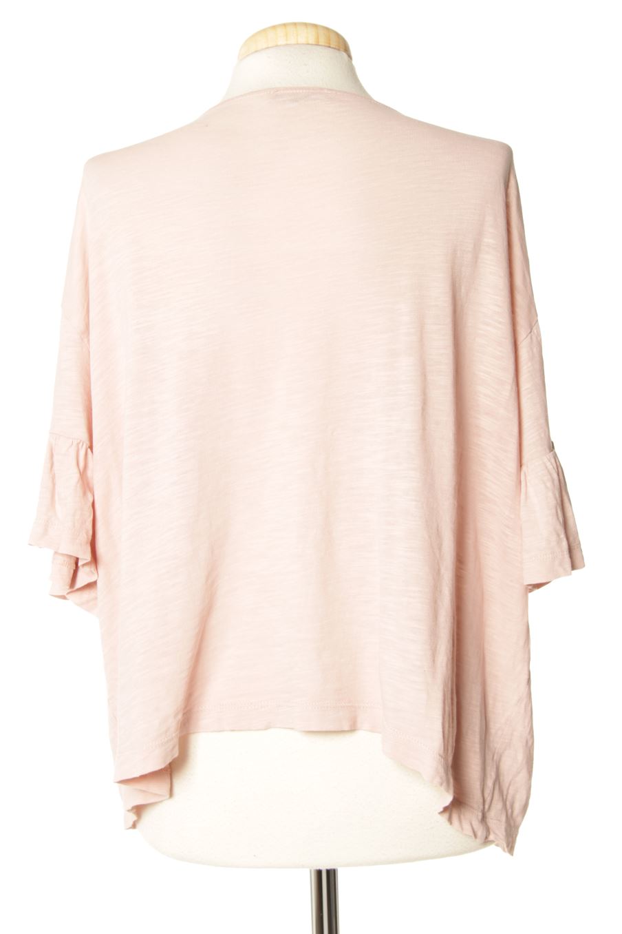 T-shirt Zara de la taille L, de couleur rose