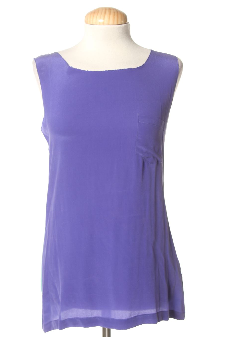 Top de Cortefiel de la talla S, de color blu