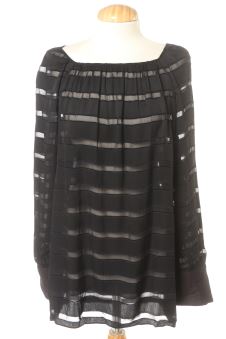 Blouse à manches longues 40 Massimo Dutti