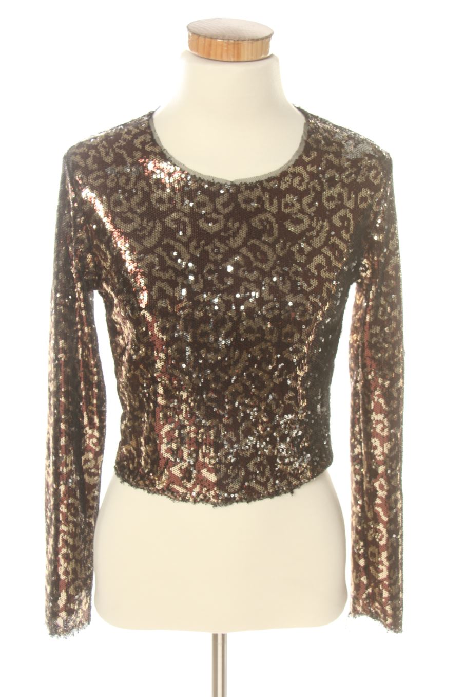 zara sequin blouse