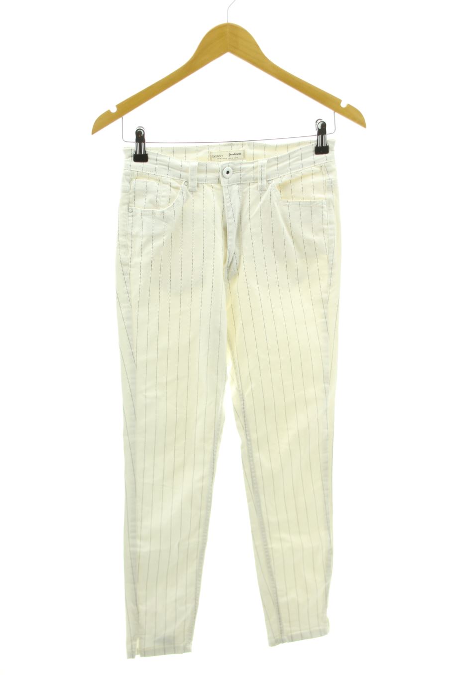 Jeans Stradivarius de la taille 36, de couleur rayures de denim
