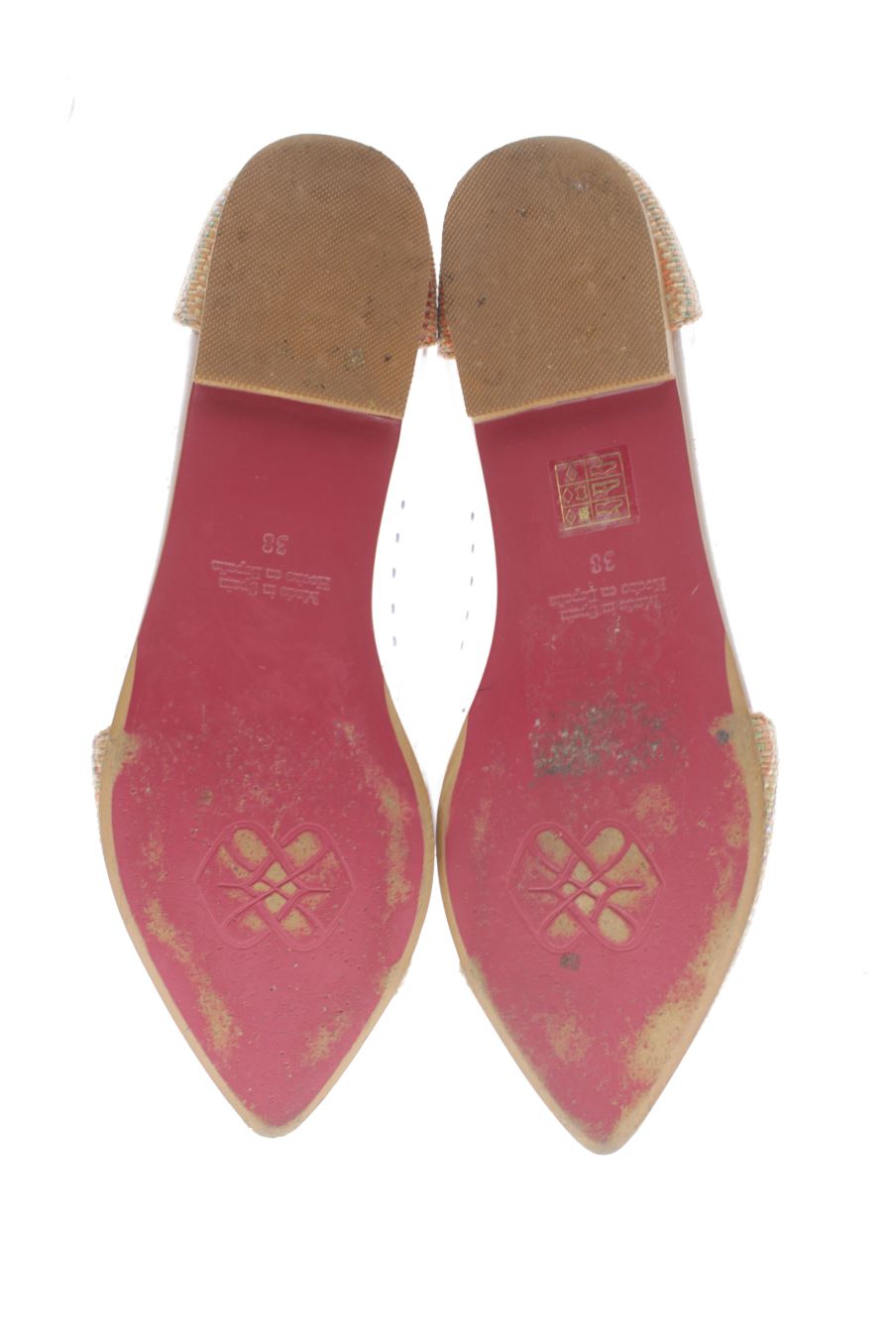 Zapatos planos de Cuplé de la talla 38, de color marrón de