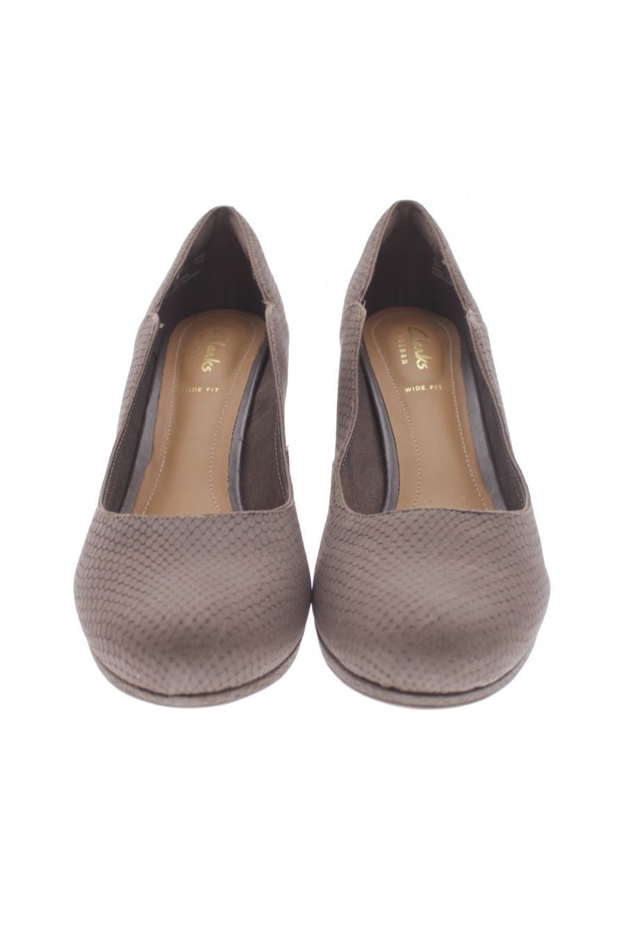 Zapatos de tacon de clarks de la talla 41, de color marrón de