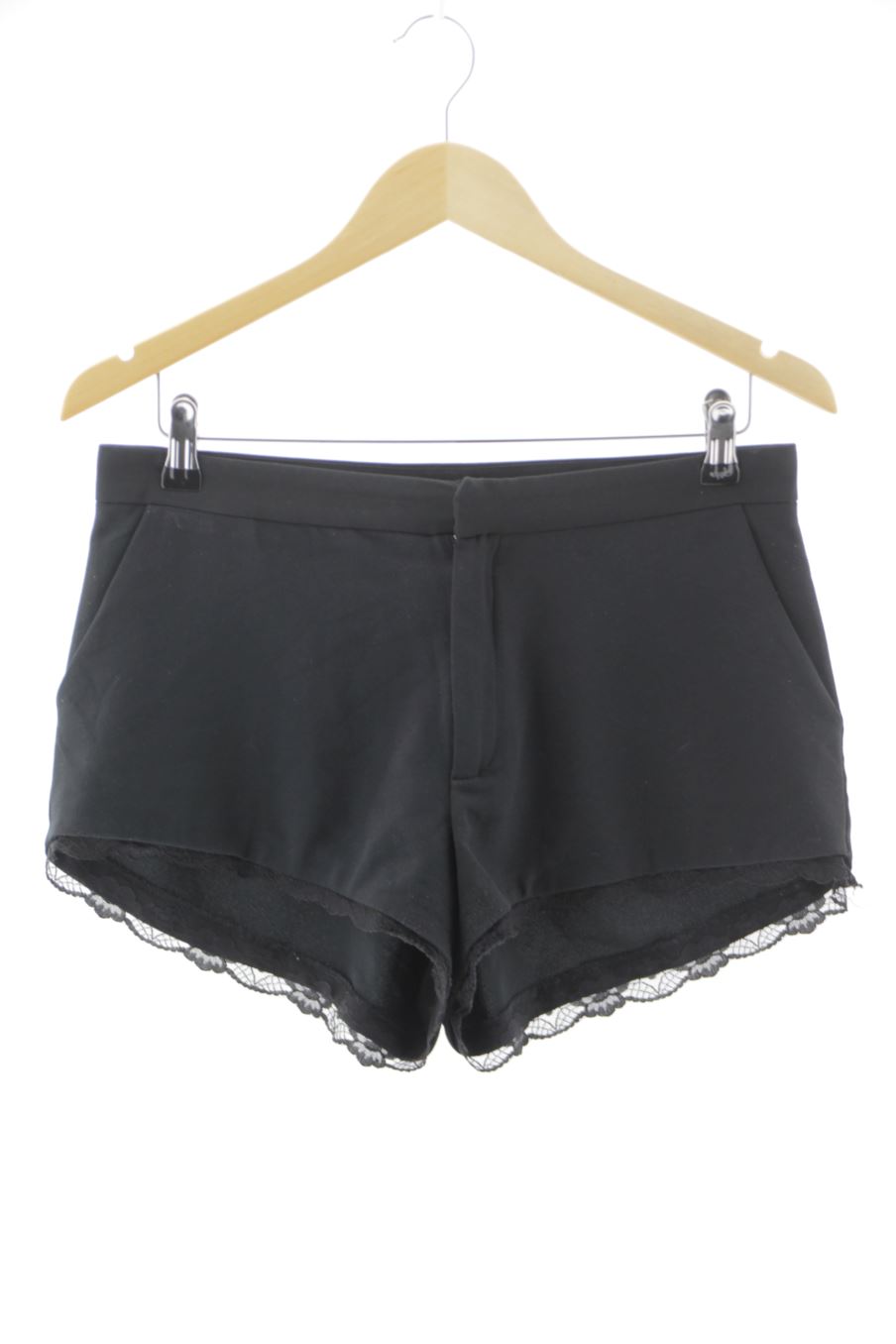 Shorts Stradivarius de la taille 38, de couleur noir