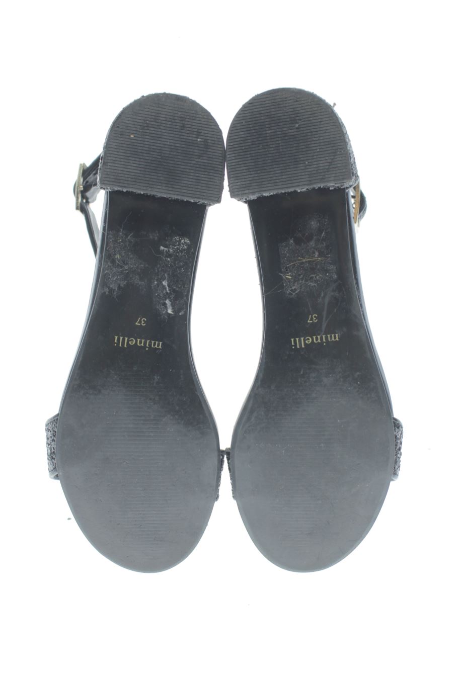 Sandalias planas de Minelli de la talla 37, de color negro de