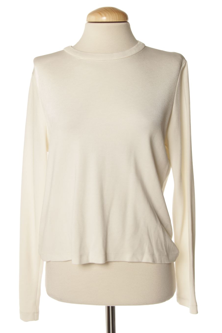 Camiseta manga larga de Mango de la talla L, de color blanco