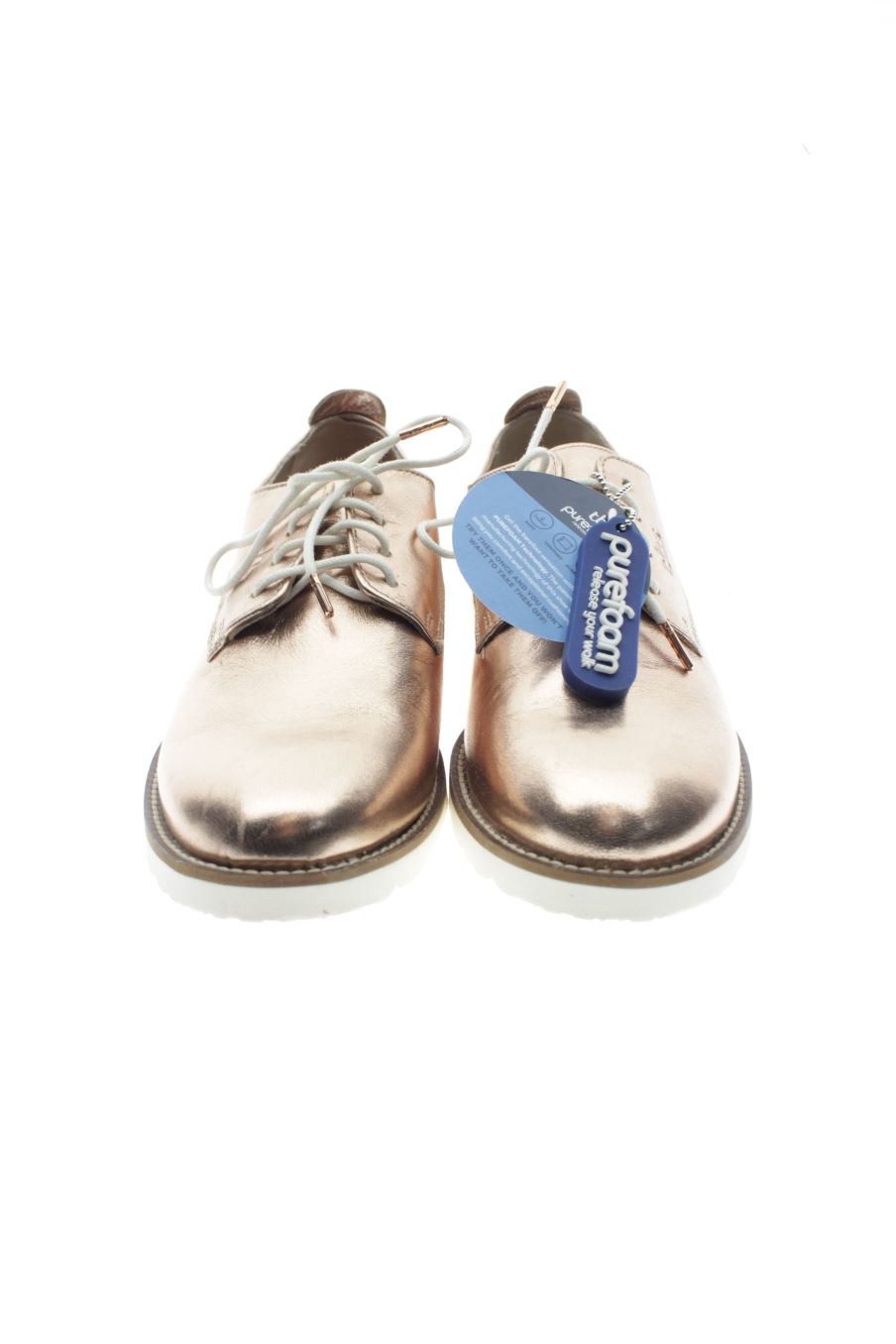 Zapatos planos de TBS de la talla 40, de color dorado de