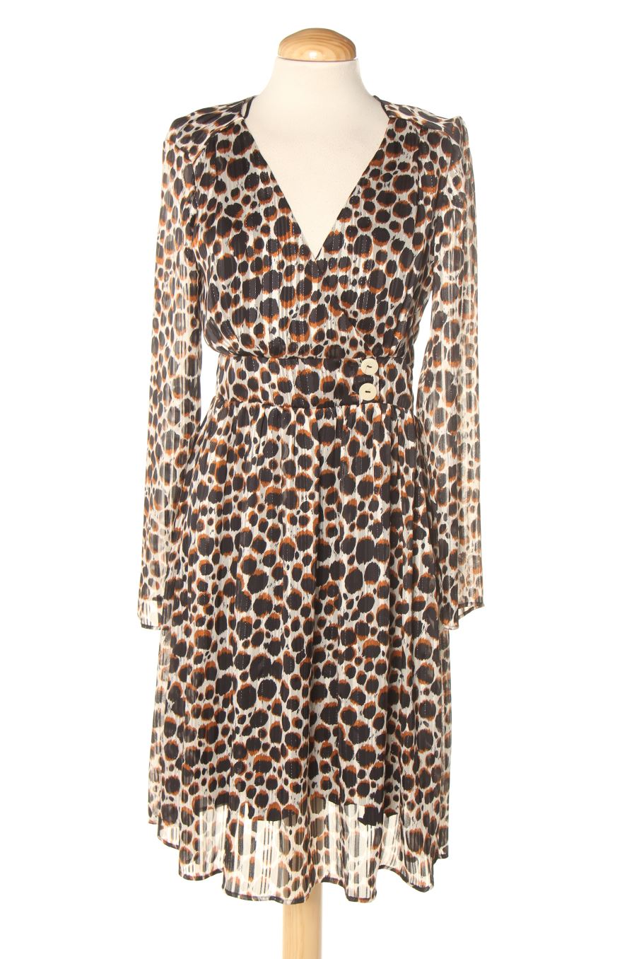 Robe casual Caroll de la taille 38 de couleur animal print