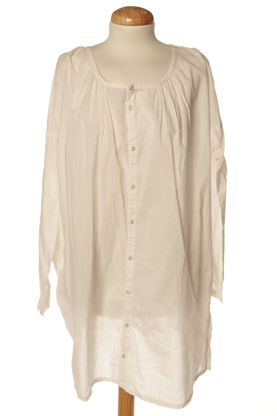 Robe casual Oysho de la taille L, de couleur blanc