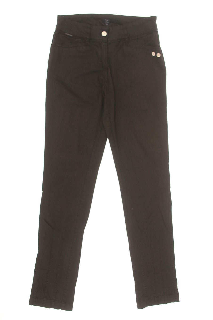 Jeans Terre de Marins de la taille 36, de couleur noir de denim