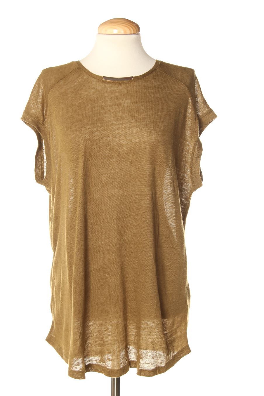 Camiseta de Zara de la talla M, de color verde