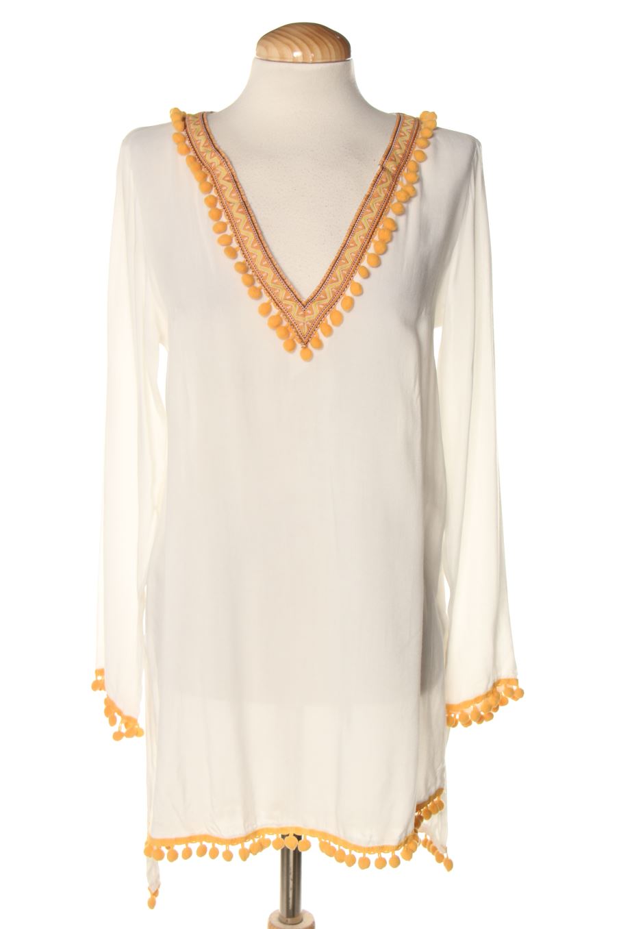 Blouse à manches longues JEUVRE de la taille 36, de couleur blanc
