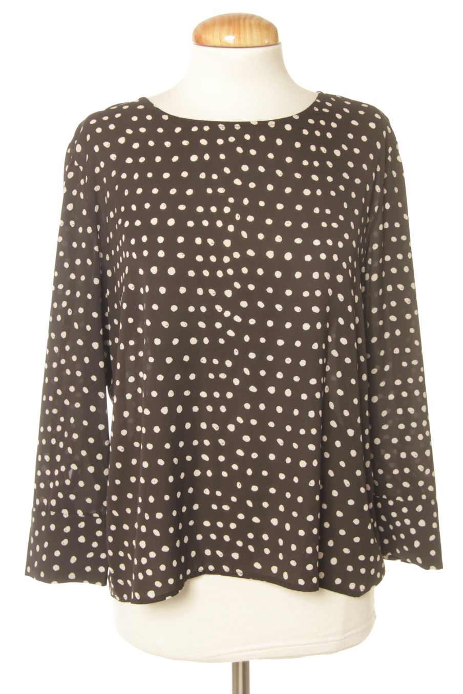 Blouse à manches longues Mulaya de la taille M, de couleur noir