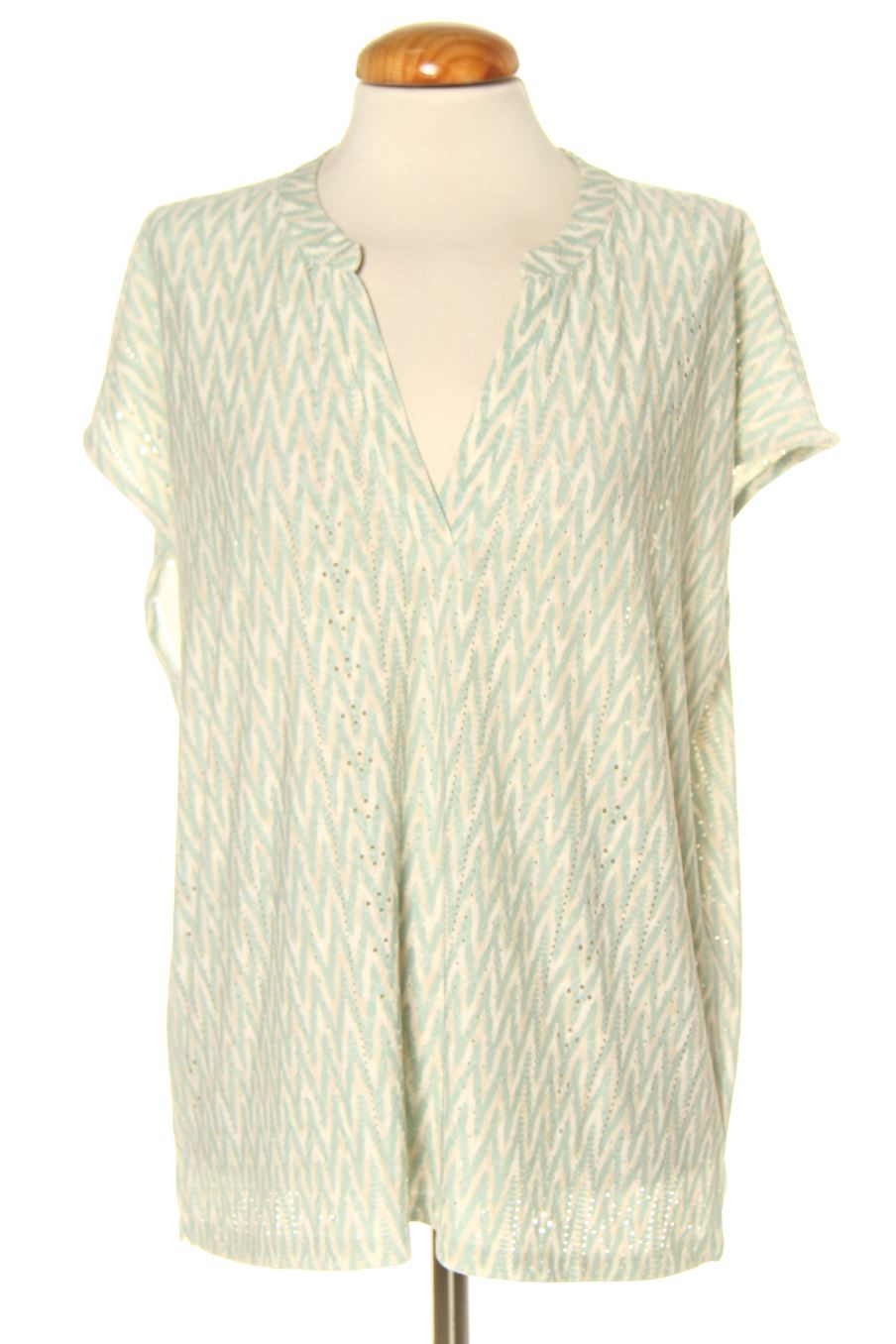 Blouse à manches courtes Cortefiel de la taille L, de couleur imprimés