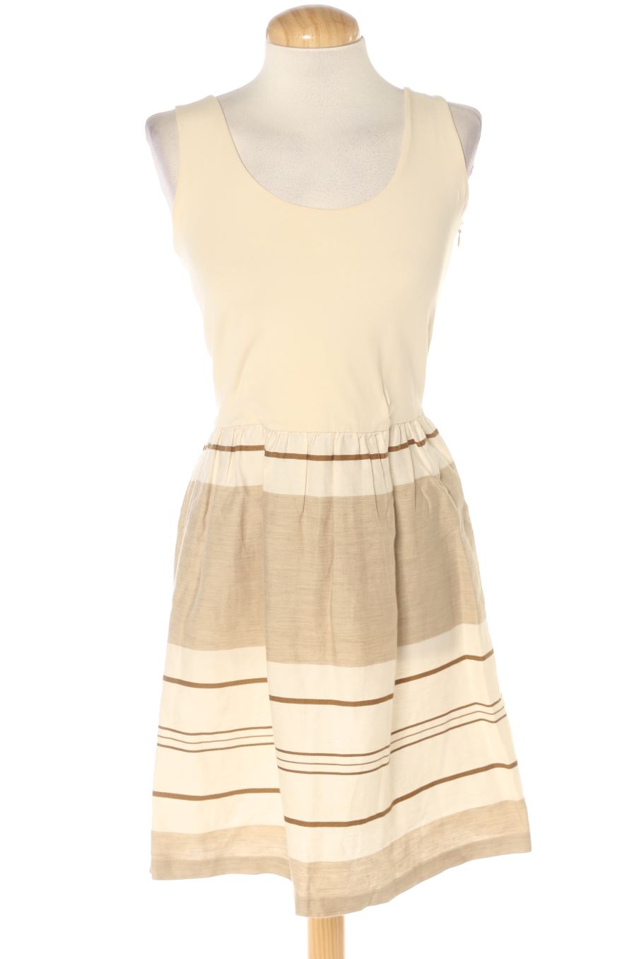 Robe casual Massimo Dutti de la taille XS, de couleur rayures