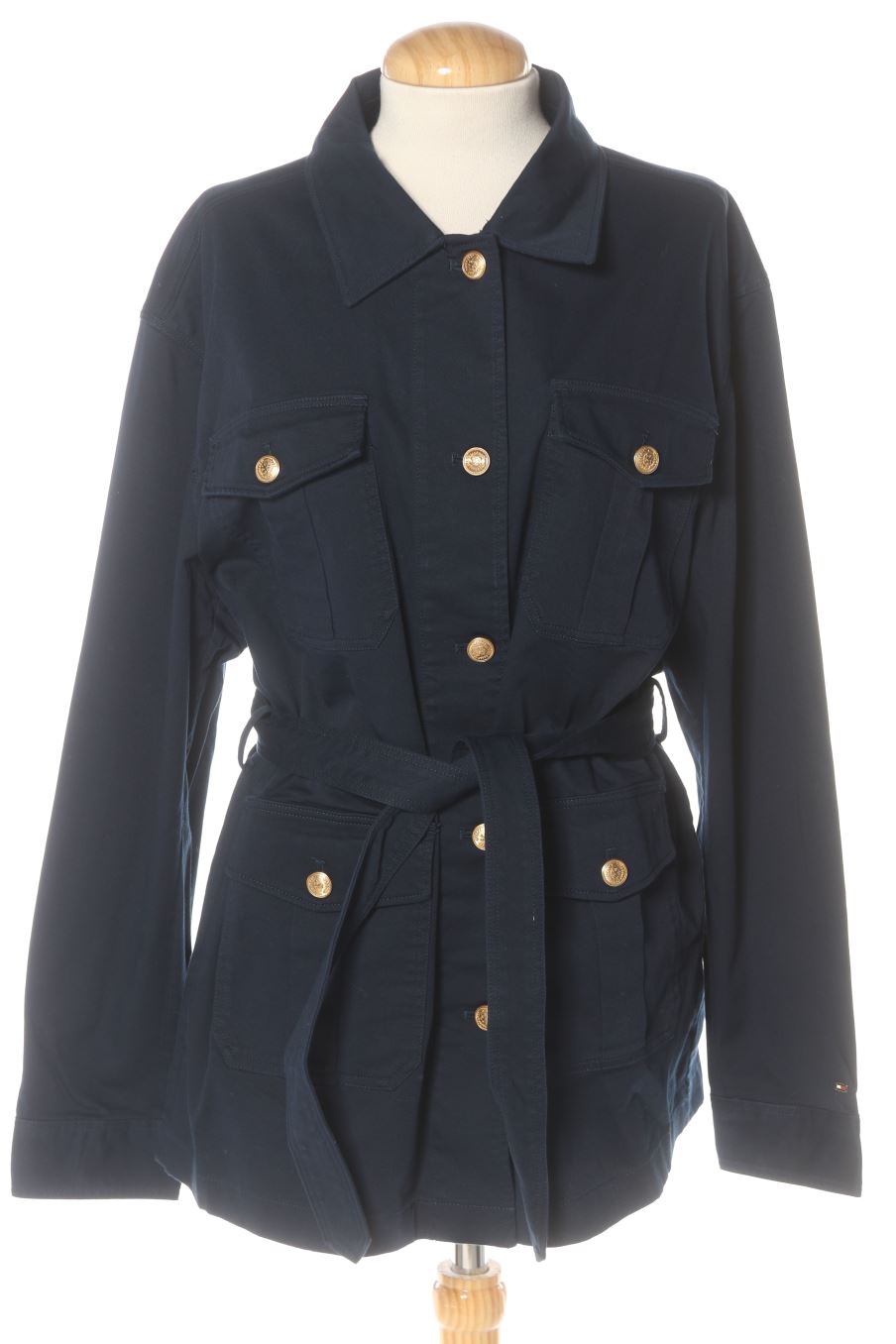 Jacke von Tommy Hilfiger Größe L, Farbe Marineblau, aus Jeanskleidung für