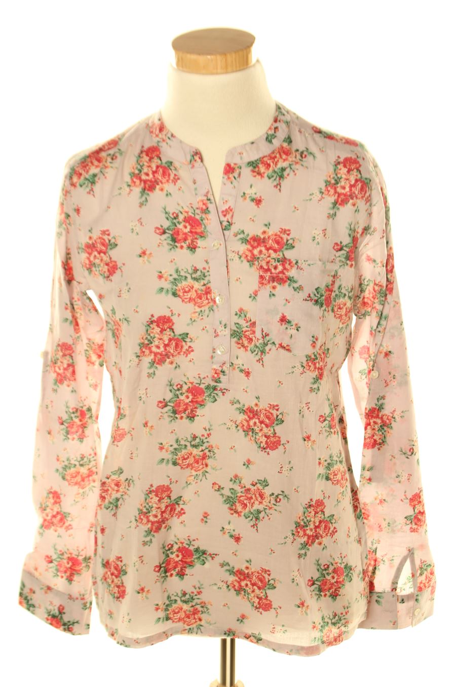 Blusa de manga larga de Unit de la talla S, de color flores