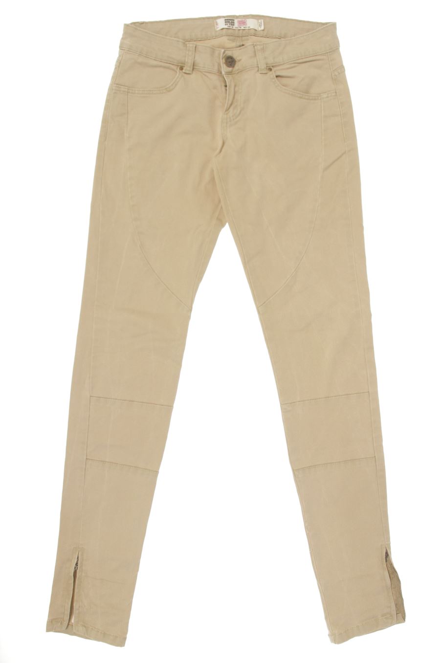 Jeans Trf (ZARA) de la taille 38, de couleur vert de denim