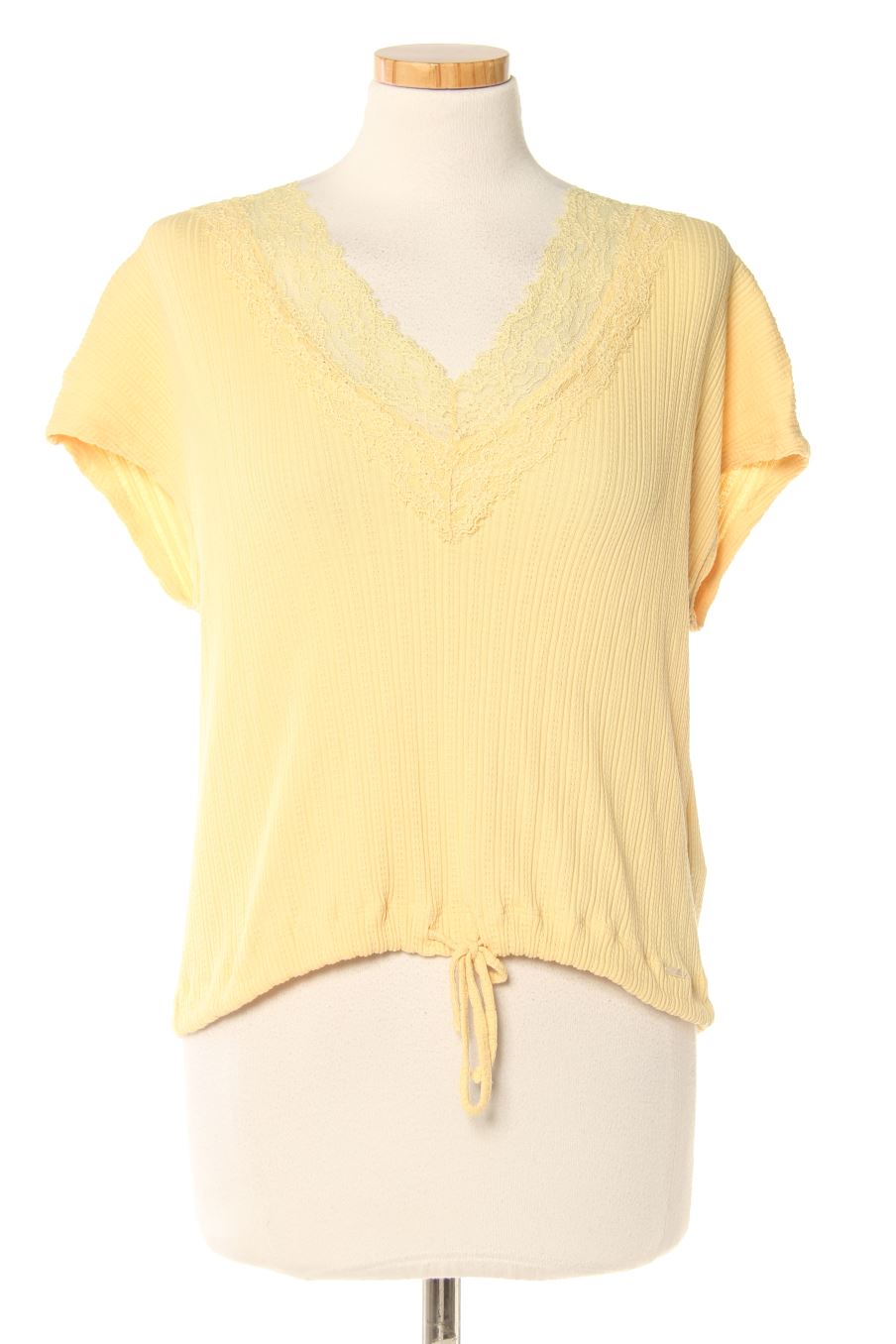 Camiseta de salsa de la talla XS, de color amarillo